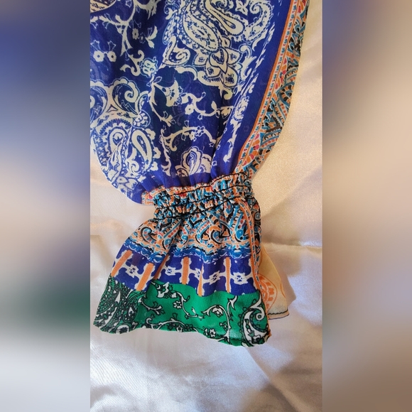 Colorful Patchwork Blouse - Picture 6 of 11